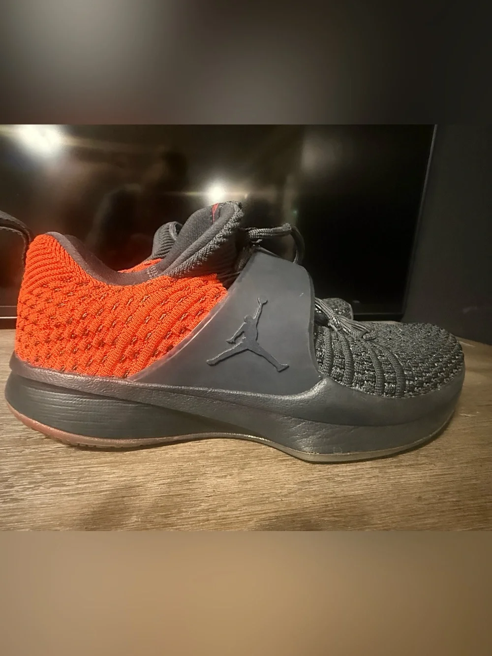 Air Jordan Trainer 2 Flyknit 'Anthracite Gamma Orange' Sneakers Men’s 7